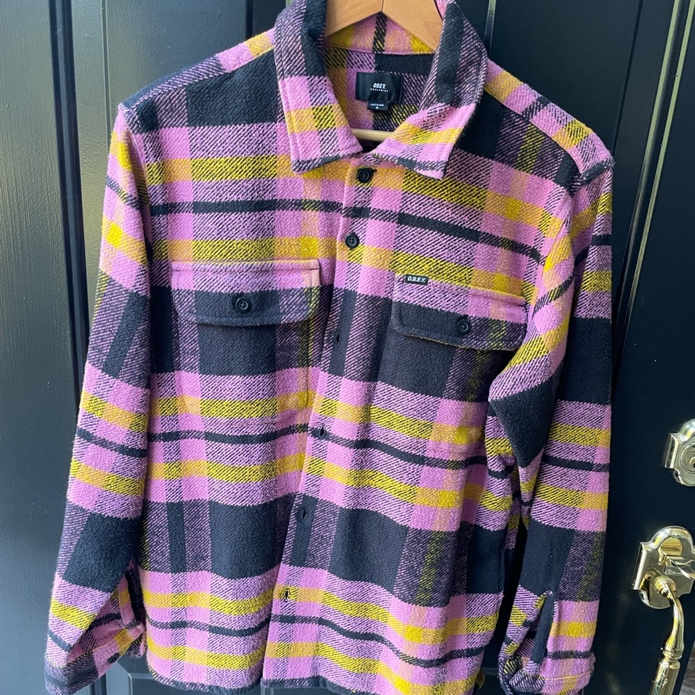 OBEY Mens Overshirt Jacket Shacket - Size Medium NEW